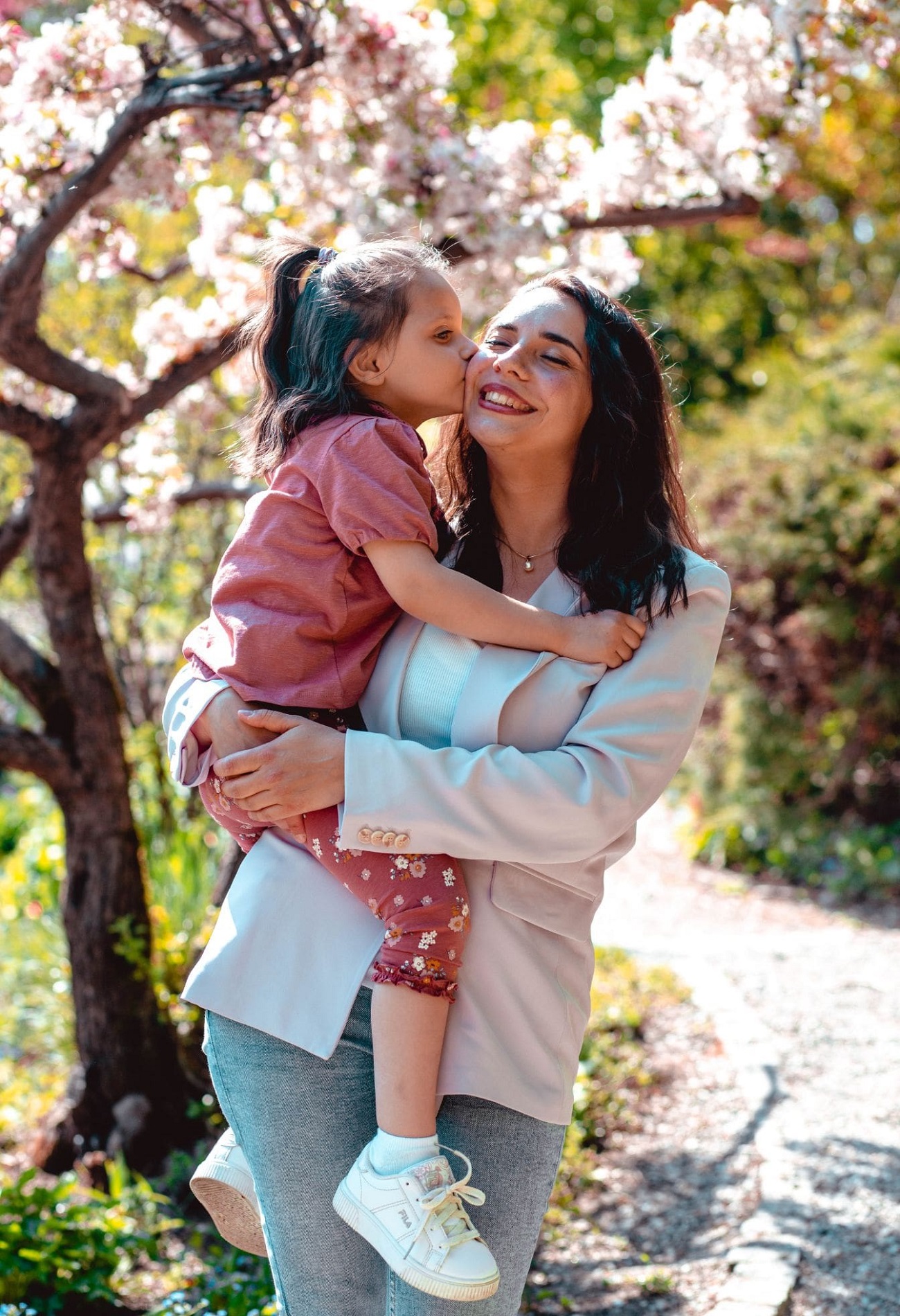 Outdoor-Fotoshooting Mutter und Tochter 3