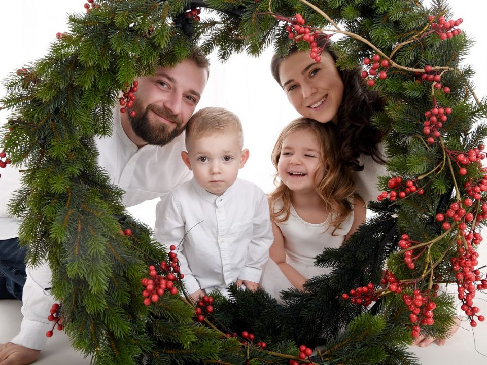 Weihnachtsfotoshooting